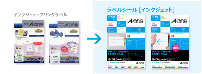 エーワン 28930 ラベルシール インクジェット A4 ／ 18面 ／ 上下余白付 ／ 500シート ホワイト 