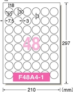 31396：ラベルシール［プリンタ兼用］ ] - 商品情報｜ラベル・シールの 