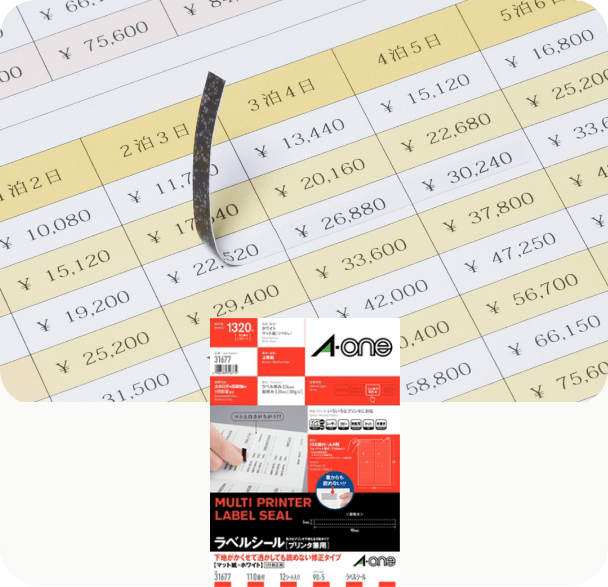 ラベルシールでオフィスを見える化！ | ラベル・シールのエーワン